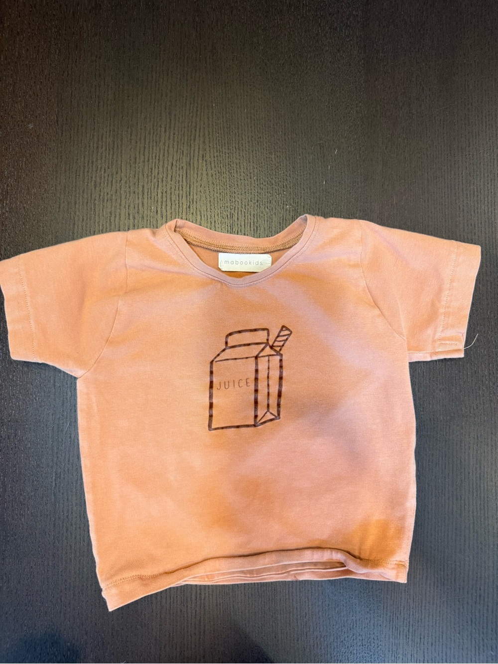 Maboo Kids Peach Juice Graphic Tee for Kids
